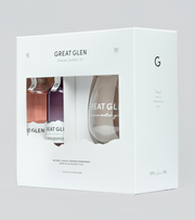 Gift Box - Great Glen Premium Scottish Gin - 2x 100ml Bottles & Branded Glass