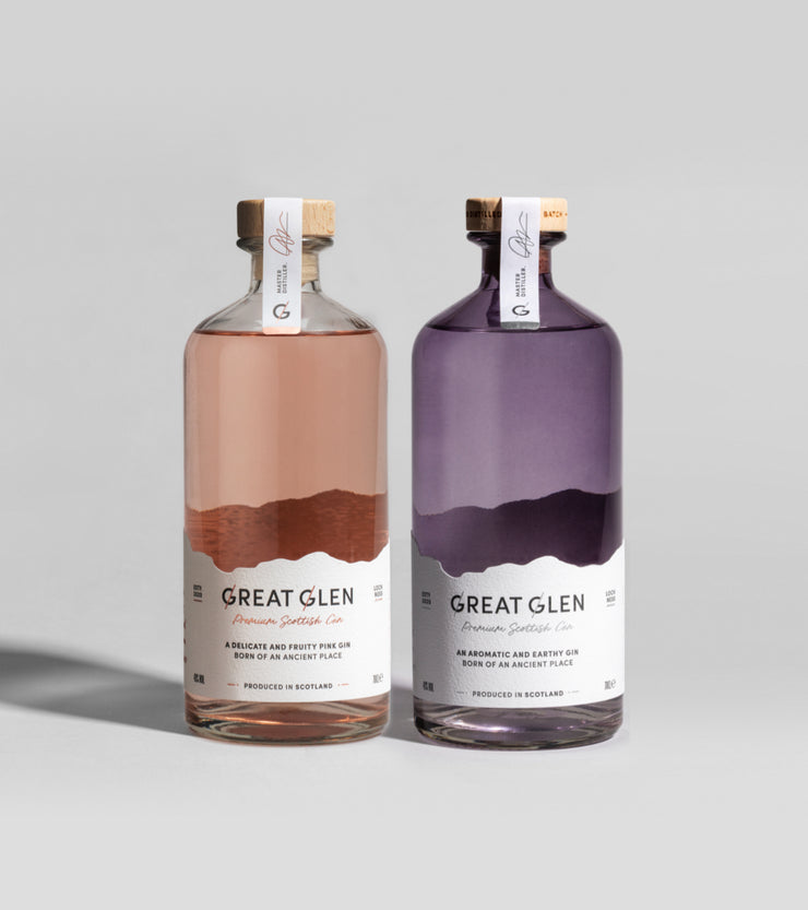 Gift Box Great Glen Premium Scottish Gin Bundle- 2x 700ml Bottles