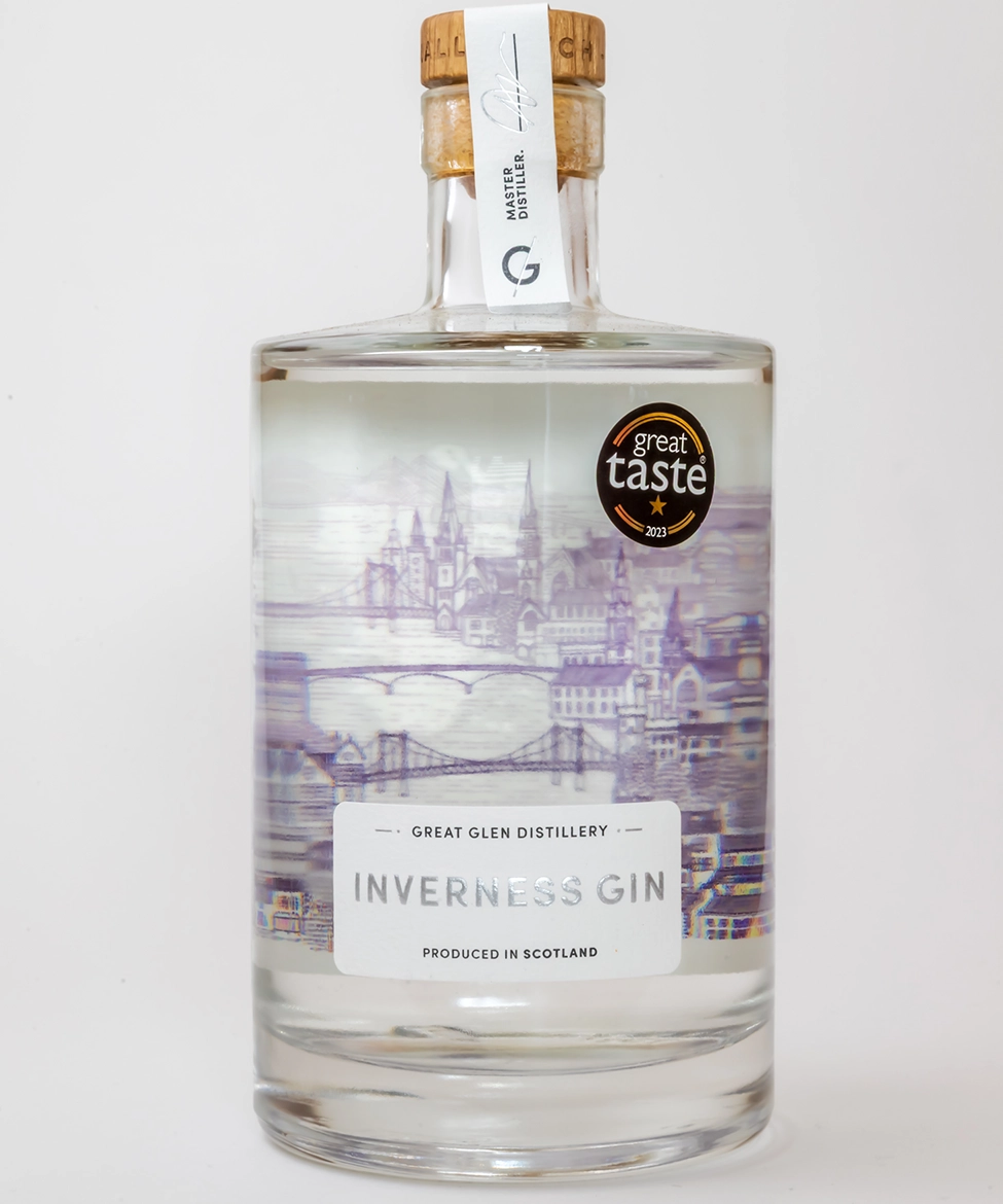 GREAT GLEN INVERNESS GIN - 700ML BOTTLE