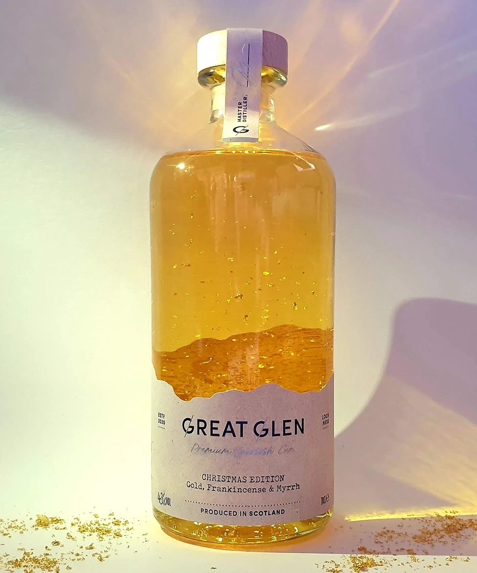 GREAT GLEN CHRISTMAS EDITION GIN - 700ML BOTTLE